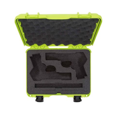 NANUK 910 2UP CLASSIC GUN CASE - Lime