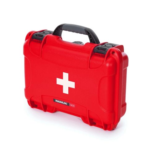 NANUK 909 Red First Aid Logo