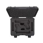 NANUK 910 2 UP GUN CASE FOR GLOCK - Graphite 
